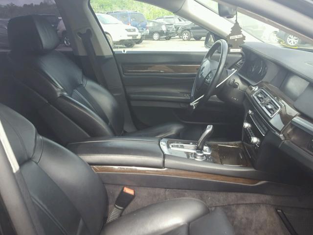 WBAKC6C58ACL67784 - 2010 BMW 750 I BLACK photo 5