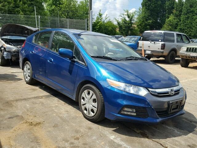 JHMZE2H3XCS006107 - 2012 HONDA INSIGHT BLUE photo 1