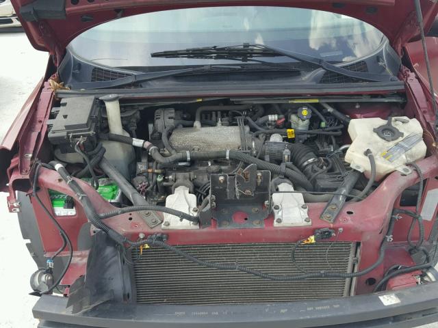 1GNDV03L45D244119 - 2005 CHEVROLET UPLANDER BURGUNDY photo 7