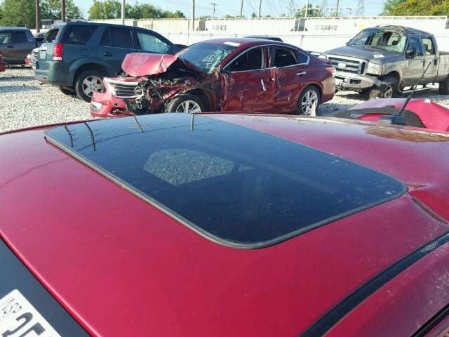 3FAHP07Z79R112252 - 2009 FORD FUSION MAROON photo 9