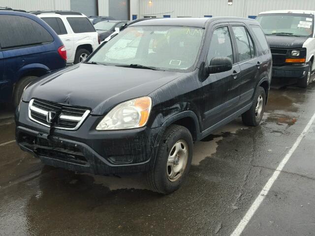 JHLRD68463C017753 - 2003 HONDA CR-V LX BLACK photo 2