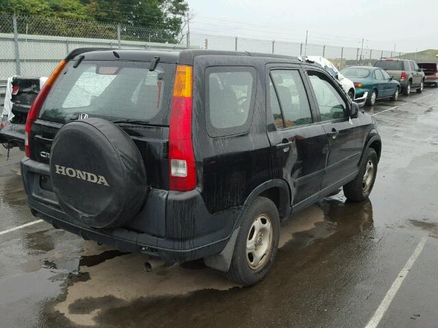 JHLRD68463C017753 - 2003 HONDA CR-V LX BLACK photo 4