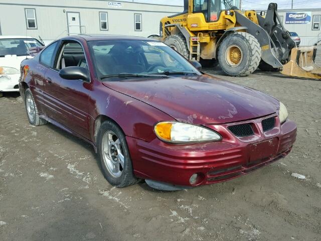 1G2NF12F22C289979 - 2002 PONTIAC GRAND AM S MAROON photo 1