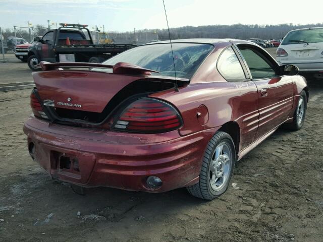 1G2NF12F22C289979 - 2002 PONTIAC GRAND AM S MAROON photo 4