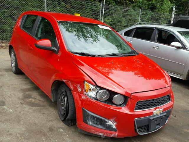 1G1JA6SH4D4186981 - 2013 CHEVROLET SONIC LS RED photo 1