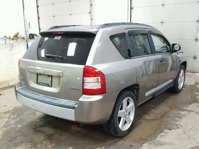 1J8FF57W07D211775 - 2007 JEEP COMPASS LI BROWN photo 4