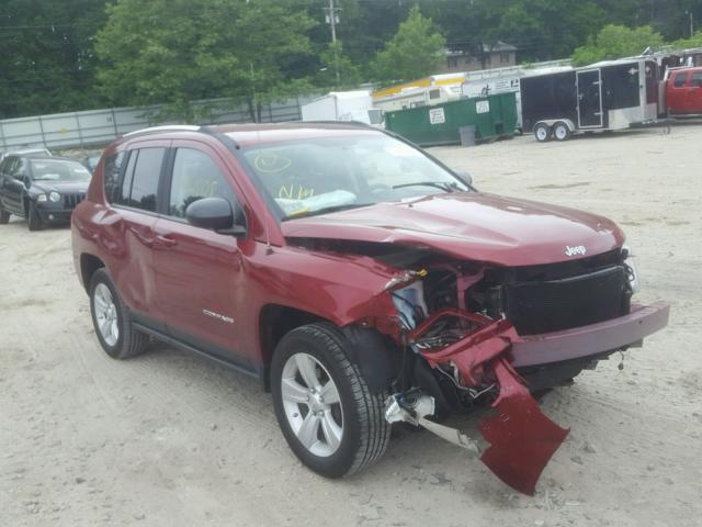 1C4NJDBB2CD577019 - 2012 JEEP COMPASS SP RED photo 1