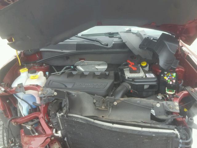 1C4NJDBB2CD577019 - 2012 JEEP COMPASS SP RED photo 7