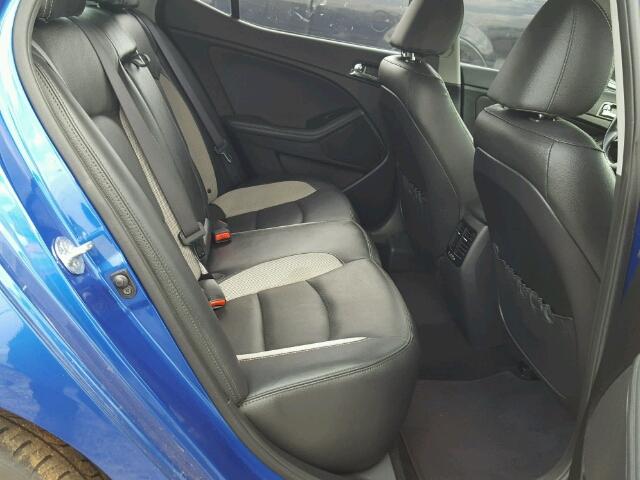 5XXGR4A62CG046186 - 2012 KIA OPTIMA SX BLUE photo 6