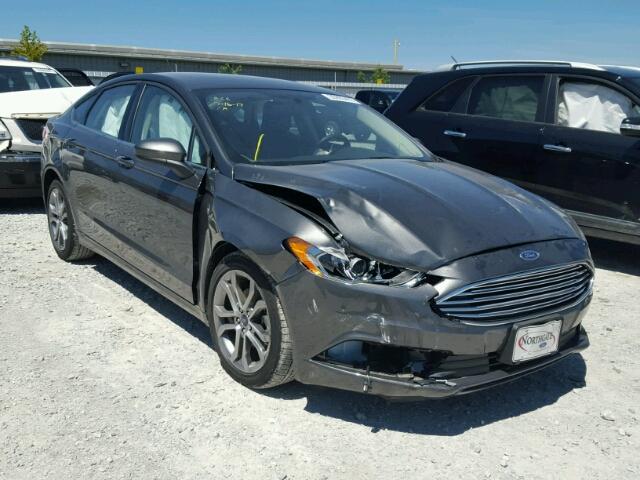 3FA6P0G74HR291306 - 2017 FORD FUSION S GRAY photo 1