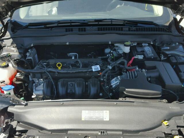 3FA6P0G74HR291306 - 2017 FORD FUSION S GRAY photo 7