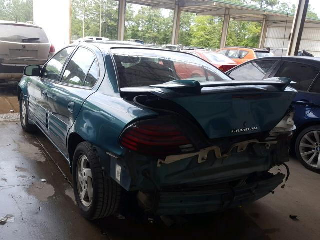 1G2NE52T7XM704070 - 1999 PONTIAC GRAND AM S 绿色 照片 3