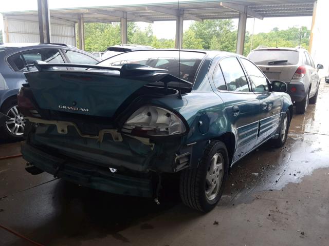 1G2NE52T7XM704070 - 1999 PONTIAC GRAND AM S 绿色 照片 4