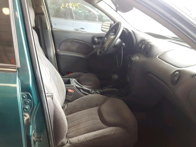 1G2NE52T7XM704070 - 1999 PONTIAC GRAND AM S 绿色 照片 5