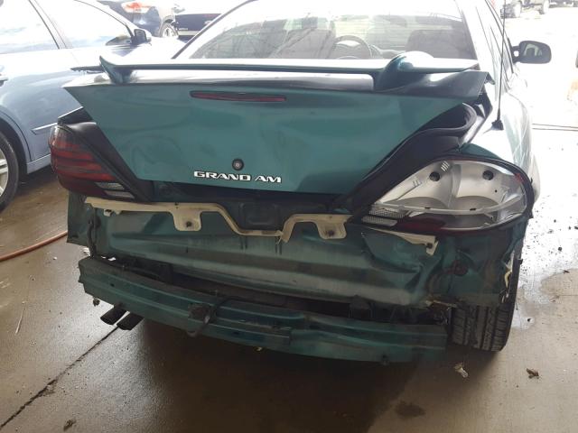 1G2NE52T7XM704070 - 1999 PONTIAC GRAND AM S 绿色 照片 9