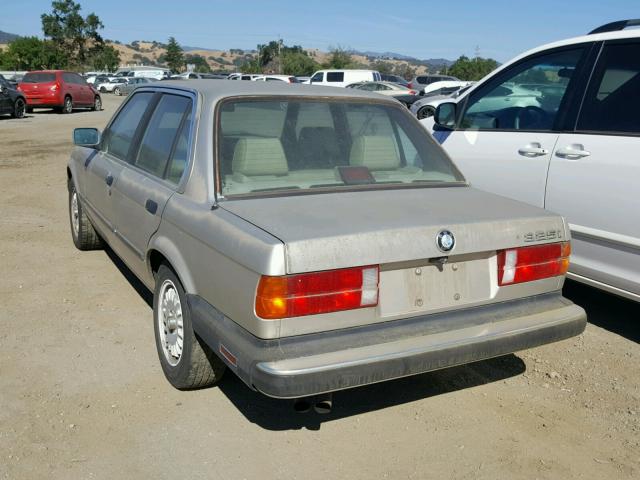 WBAAD2306H8840634 - 1987 BMW 325 I AUTO BEIGE photo 3