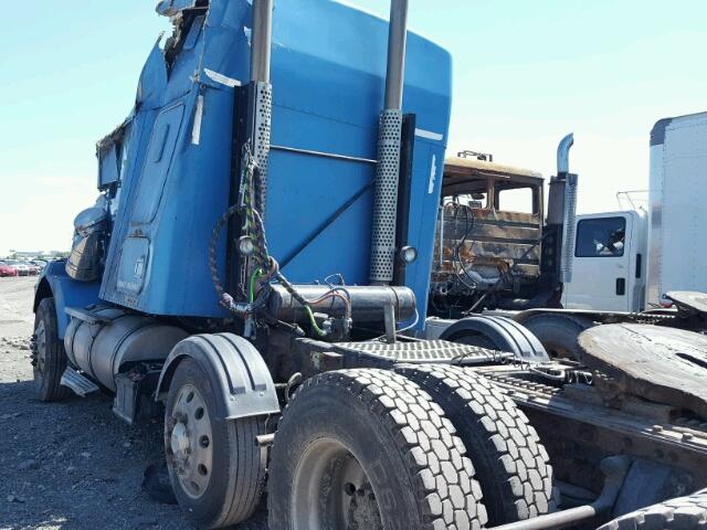 1XKDD49X5AJ270953 - 2010 KENWORTH CONSTRUCTI BLUE photo 3