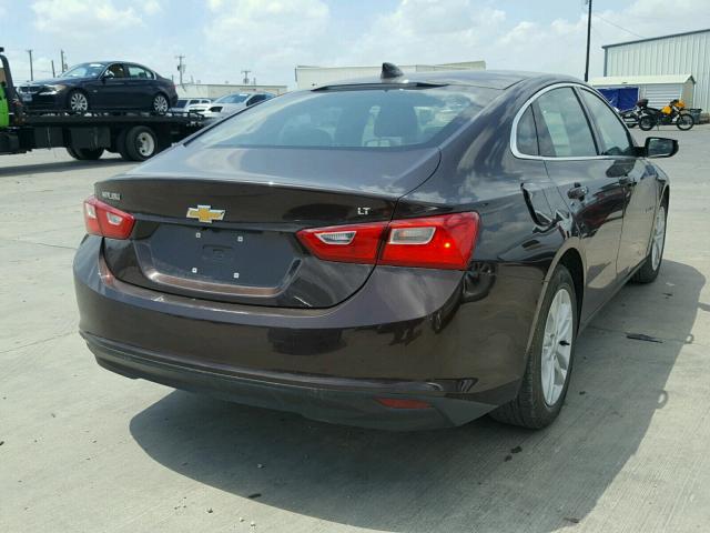 1G1ZE5ST4GF245977 - 2016 CHEVROLET MALIBU LT BROWN photo 4