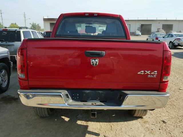 3D7KS19D56G146631 - 2006 DODGE RAM 1500 RED photo 6