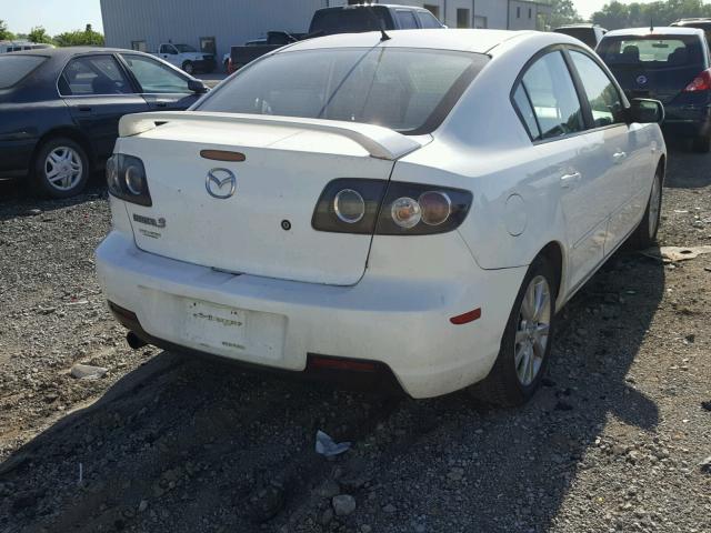 JM1BK32G371712392 - 2007 MAZDA 3 I WHITE photo 4