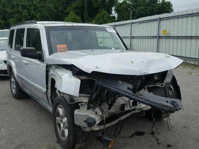 1J8HG58276C123909 - 2006 JEEP COMMANDER SILVER photo 1
