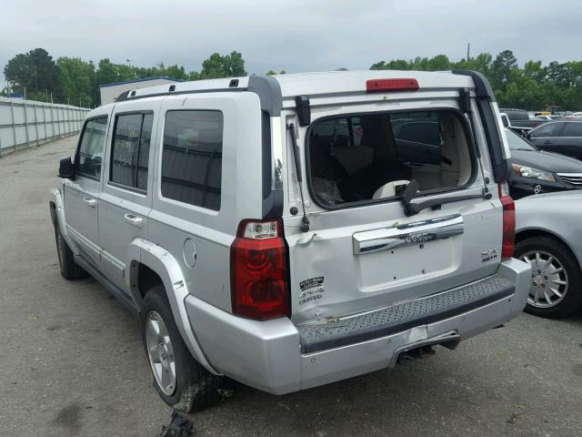 1J8HG58276C123909 - 2006 JEEP COMMANDER SILVER photo 3