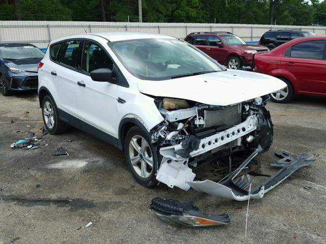 1FMCU0F73EUE06906 - 2014 FORD ESCAPE S WHITE photo 1