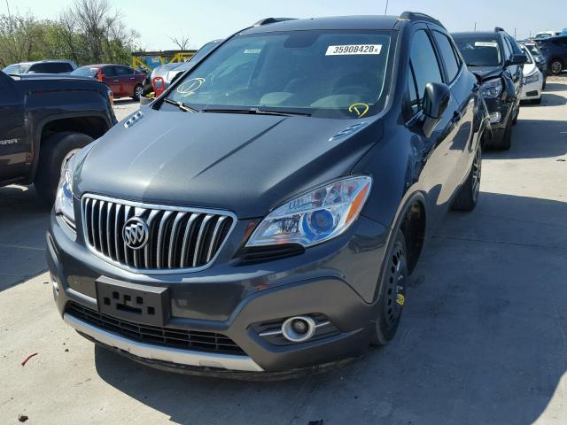 KL4CJ1SM1GB661612 - 2016 BUICK ENCORE SPO CHARCOAL photo 2