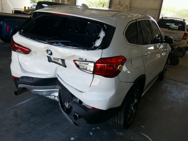 WBXHT3C35J5F91292 - 2018 BMW X1 XDRIVE2 WHITE photo 4