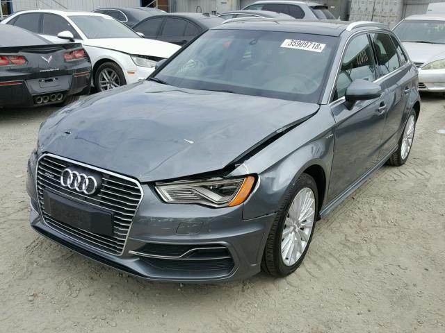 WAUTPBFF9GA139576 - 2016 AUDI A3 E-TRON GRAY photo 2