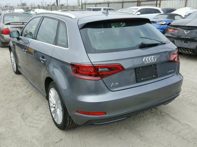 WAUTPBFF9GA139576 - 2016 AUDI A3 E-TRON GRAY photo 3