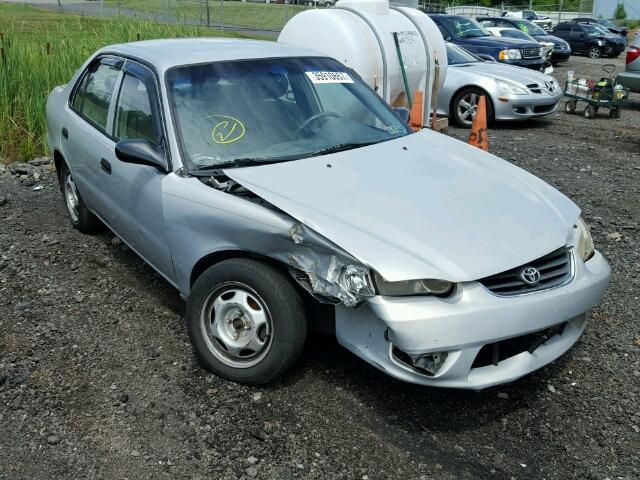 2T1BR12E01C407031 - 2001 TOYOTA COROLLA CE SILVER photo 1