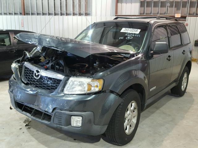 4F2CZ02Z18KM32594 - 2008 MAZDA TRIBUTE I BLUE photo 2