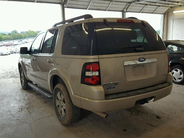 1FMEU73EX7UB74294 - 2007 FORD EXPLORER BEIGE photo 3