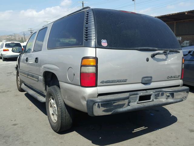 3GNEC16Z05G181782 - 2005 CHEVROLET SUBURBAN C TAN photo 3