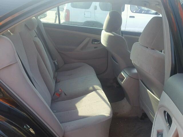 4T1BF3EK0BU157201 - 2011 TOYOTA CAMRY BASE BLACK photo 6