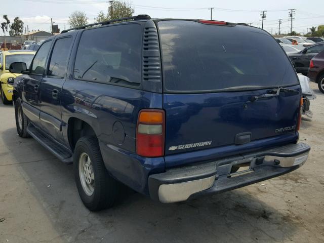 1GNEC16T03J104983 - 2003 CHEVROLET SUBURBAN C BLUE photo 3