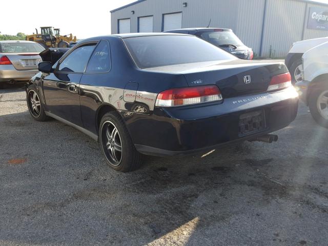 JHMBB6248XC008232 - 1999 HONDA PRELUDE BLACK photo 3