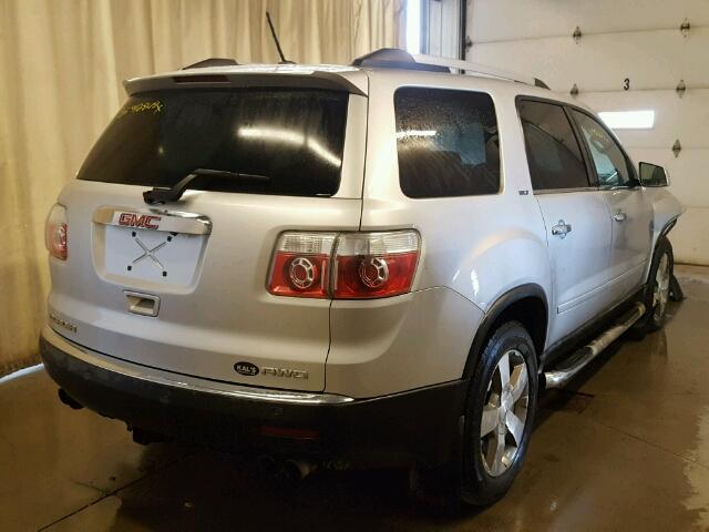 1GKLVMED6AJ180764 - 2010 GMC ACADIA SLT 银色 照片 4