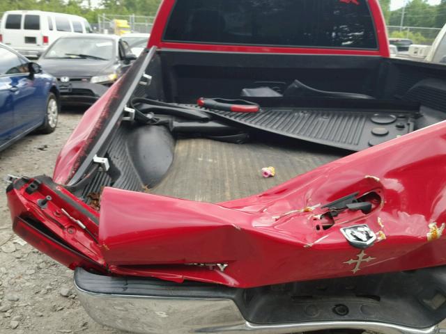 3D7KS28DX5G822223 - 2005 DODGE RAM 2500 S RED photo 9