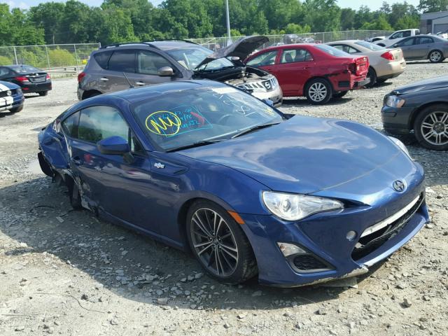 JF1ZNAA1XE9710134 - 2014 TOYOTA SCION FR-S BLUE photo 1