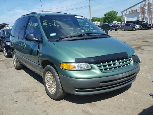 2P4GP45G4XR309120 - 1999 PLYMOUTH VOYAGER SE GREEN photo 1