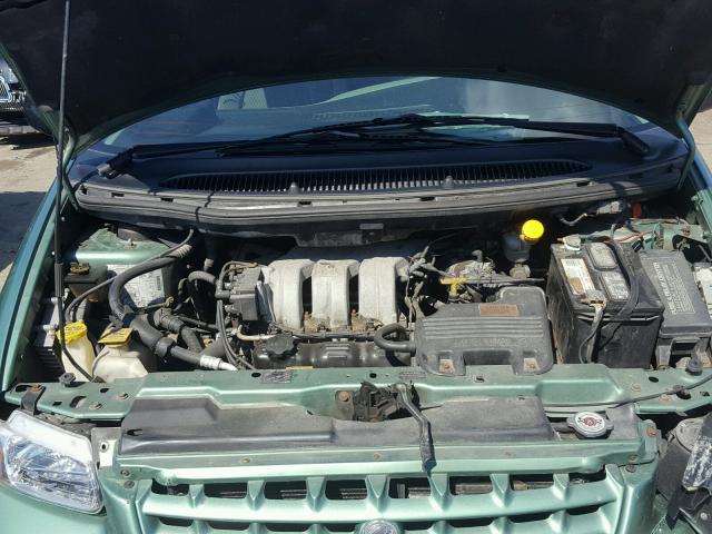 2P4GP45G4XR309120 - 1999 PLYMOUTH VOYAGER SE GREEN photo 7