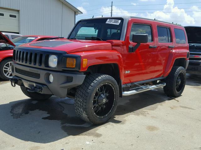 5GTDN136668113897 - 2006 HUMMER H3 BLUE photo 2