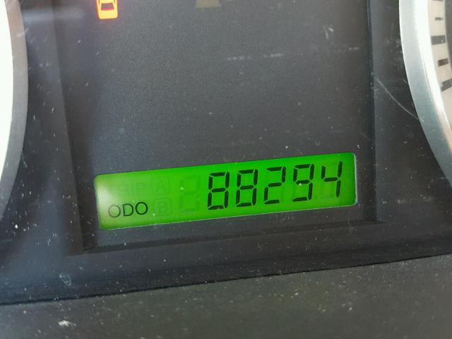 KL1TD56E29B619614 - 2009 CHEVROLET AVEO LS YELLOW photo 8