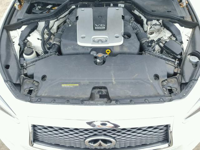 JN1BV7AR6FM395015 - 2015 INFINITI Q50 BASE WHITE photo 7