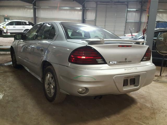 1G2NE52F34M709658 - 2004 PONTIAC GRAND AM S Արծաթագույն լուսանկար 3
