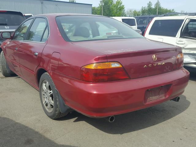 19UUA56641A034432 - 2001 ACURA 3.2TL RED photo 3