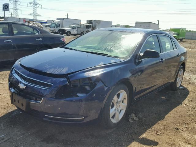 1G1ZG57B29F102264 - 2009 CHEVROLET MALIBU LS Mavi foto 2