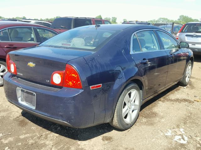 1G1ZG57B29F102264 - 2009 CHEVROLET MALIBU LS Mavi foto 4
